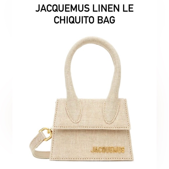 Jacquemus Linen Le Chiquito Bag.